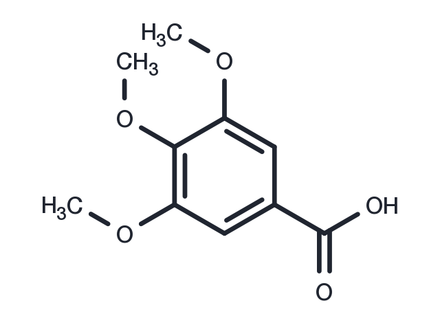 TargetMol Chemical Structure 3,4,5-Trimethoxybenzoic acid