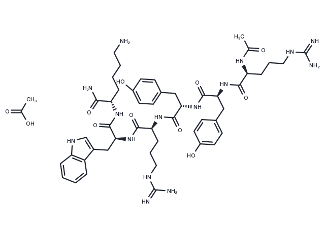 Ac-RYYRWK-NH2 acetate Chemical Structure