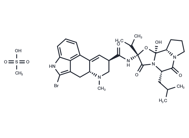 TargetMol Chemical Structure Bromocriptine mesylate