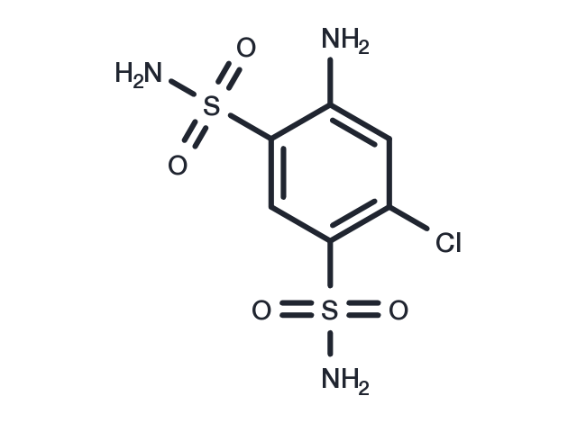 4-Amino-6-chlorobenzene-1,3-disulfonamide Chemical Structure