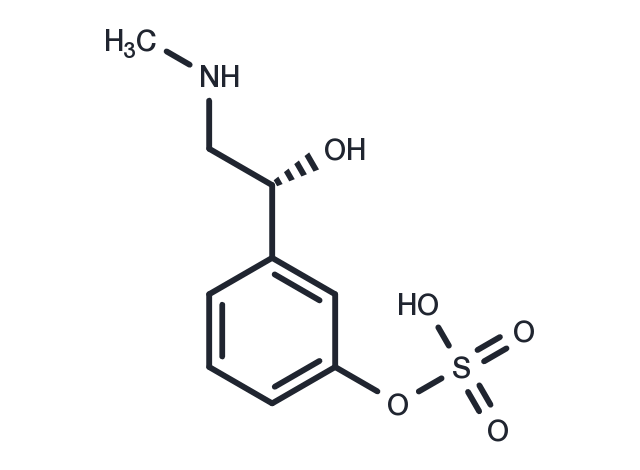 Phenylephrine-3-O-Sulfate Chemical Structure