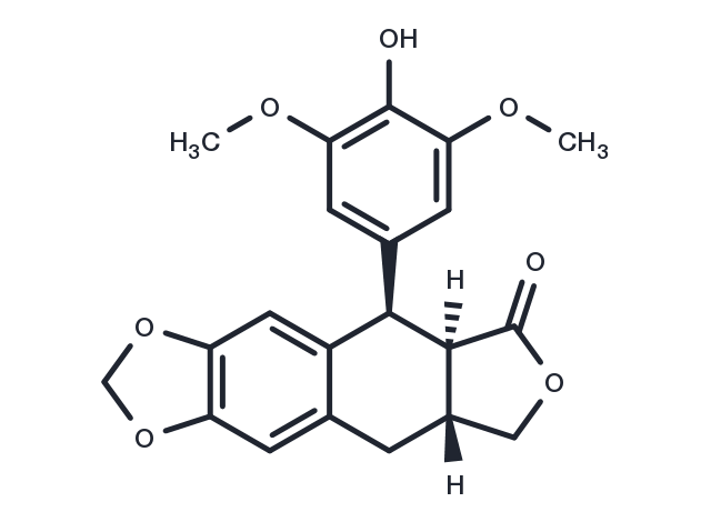 TargetMol Chemical Structure 4-Demethyldeoxypodophyllotoxin