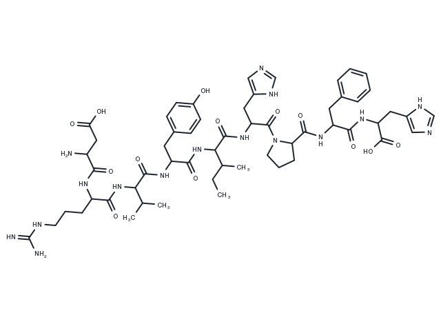 TargetMol Chemical Structure Angiotensin 1/2 (1-9)
