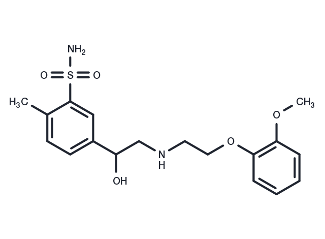 Amosulalol Chemical Structure