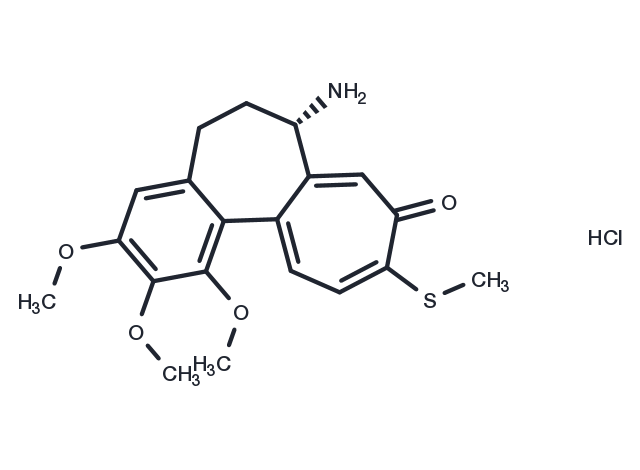 Deacetylthiocolchicine hydrochloride Chemical Structure