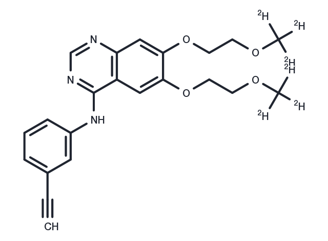 Erlotinib-d6 Chemical Structure