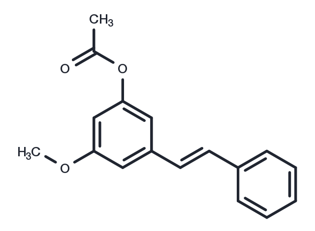 TargetMol Chemical Structure (E)-3-Acetoxy-5-methoxystilbene