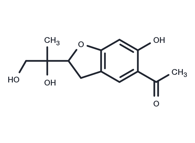 TargetMol Chemical Structure 2,3-Dihydro-12,13-dihydroxyeuparin
