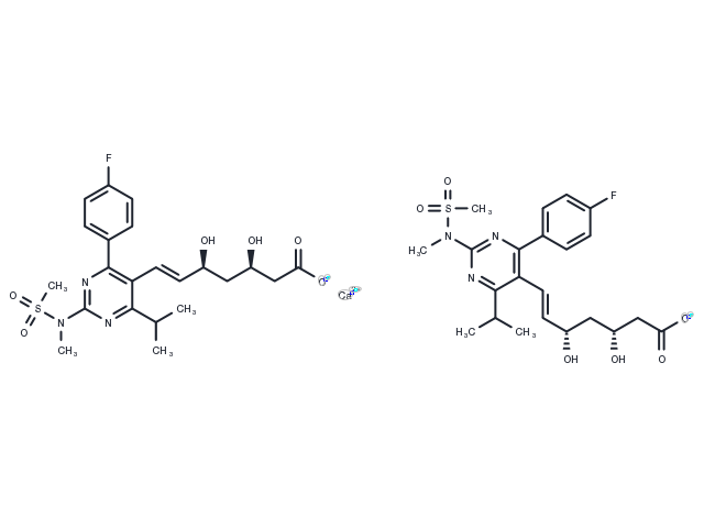 TargetMol Chemical Structure Rosuvastatin calcium