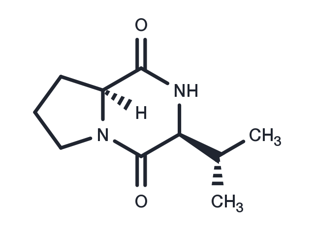 TargetMol Chemical Structure Cyclo(L-Pro-L-Val)