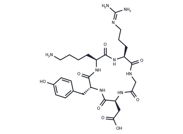 TargetMol Chemical Structure Cyclo(RGDyK)