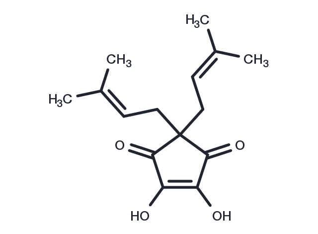 Hulupinic acid Chemical Structure