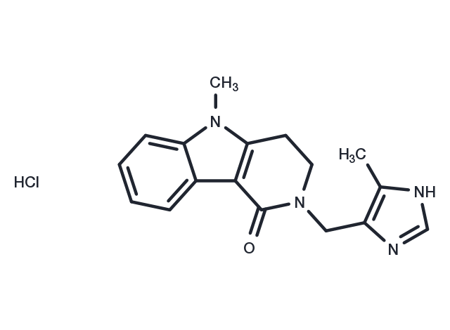 Alosetron hydrochloride Chemical Structure