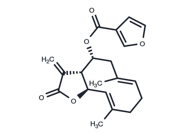 Beta-Furoyleupatolide Chemical Structure