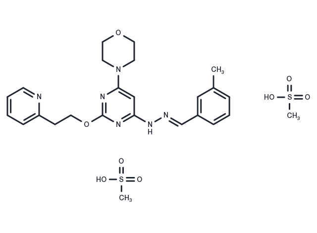Apilimod mesylate Chemical Structure