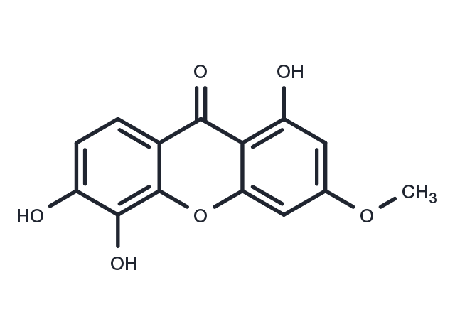 TargetMol Chemical Structure 1,5,6-Trihydroxy-3-methoxyxanthone
