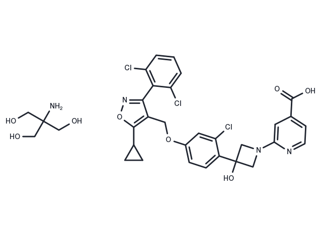Cilofexor tromethamine Chemical Structure