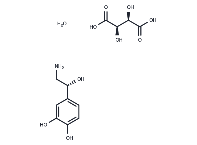 TargetMol Chemical Structure Norepinephrine bitartrate monohydrate