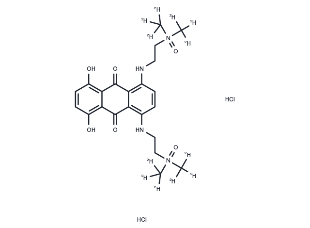 Banoxantrone-d12 dihydrochloride Chemical Structure