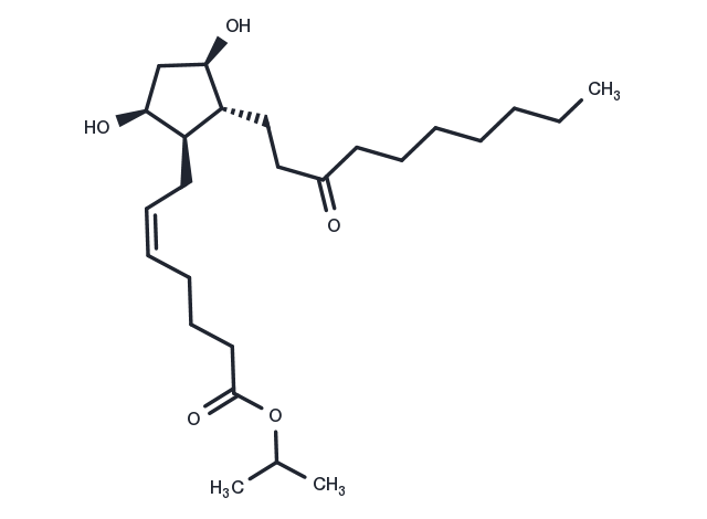 Unoprostone isopropyl Chemical Structure