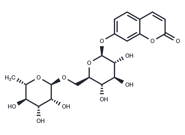 O-Rutinosylumbelliferone Chemical Structure