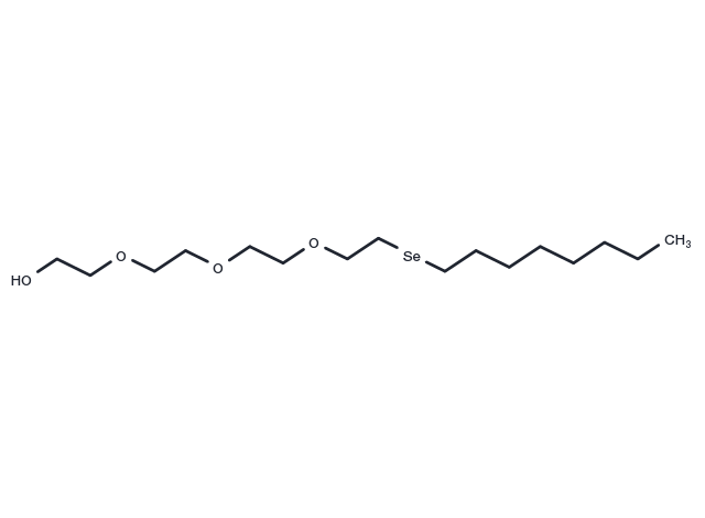 12-Selenotetraethyleneglycol Mono Octyl Ether Chemical Structure