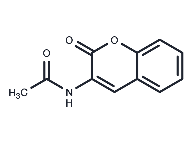 3-Acetamidocoumarin Chemical Structure