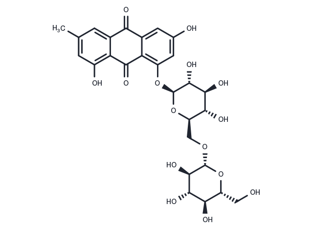 TargetMol Chemical Structure Emodin-8-O-beta-gentiobioside
