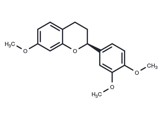 3',4',7-Trimethoxyflavan Chemical Structure