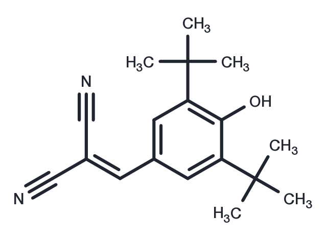 TargetMol Chemical Structure Tyrphostin A9