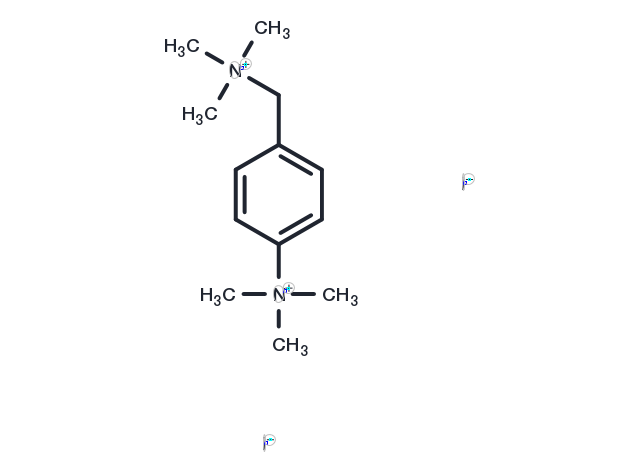 Ammonium, (p-trimethylammonio)benzyltrimethyl-, diiodide Chemical Structure