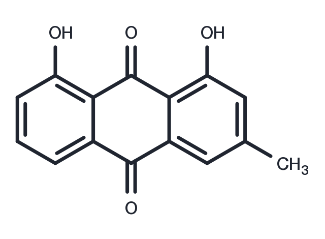 Chrysophanol Chemical Structure