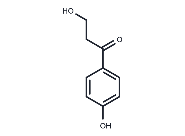 3-Hydroxy-1-(4-hydroxyphenyl)propan-1-one Chemical Structure