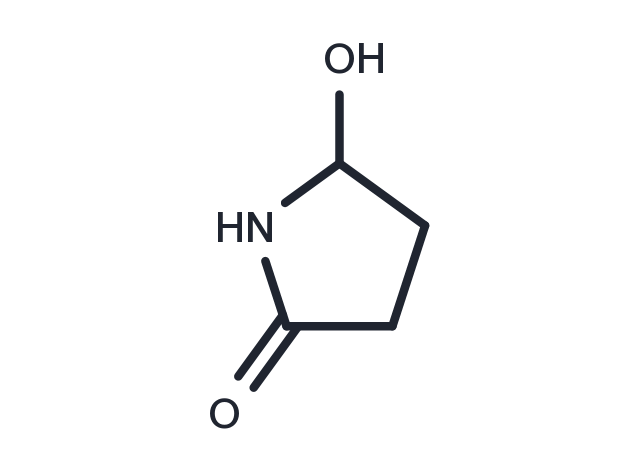 5-Hydroxy-2-pyrrolidinone Chemical Structure