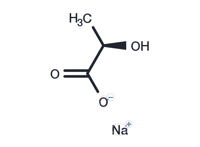 D-(-)-Lactic acid sodium Chemical Structure