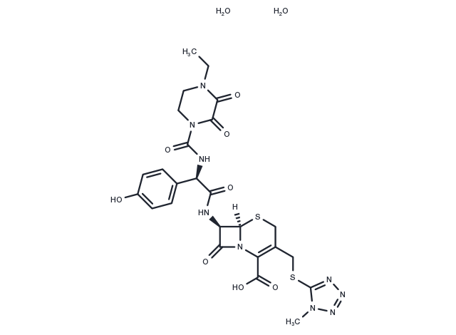 Cefoperazone dihydrate Chemical Structure