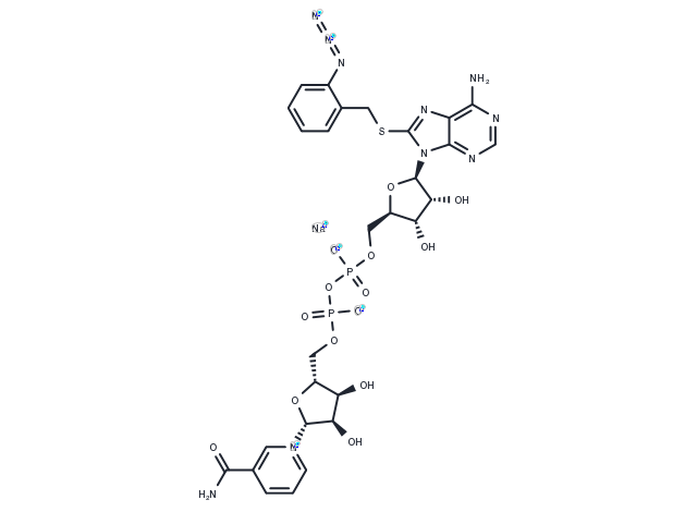 8-(2-azidobenzylthio) NAD+ sodium Chemical Structure