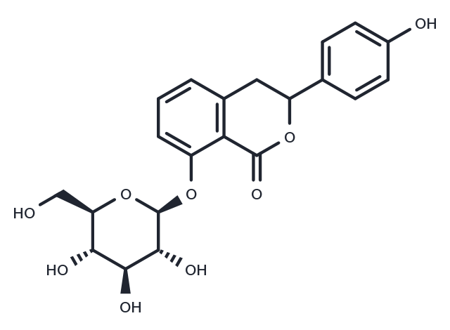 TargetMol Chemical Structure Hydrangenol 8-O-glucoside