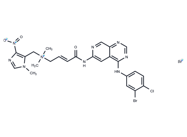 TargetMol Chemical Structure Tarloxotinib bromide