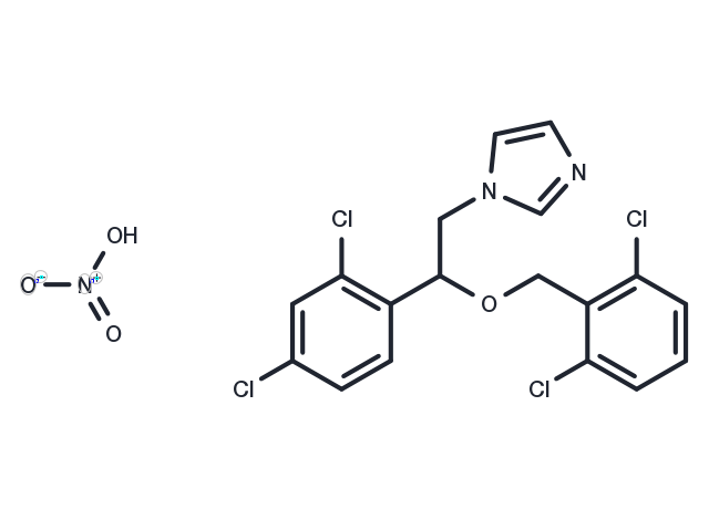Isoconazole nitrate Chemical Structure