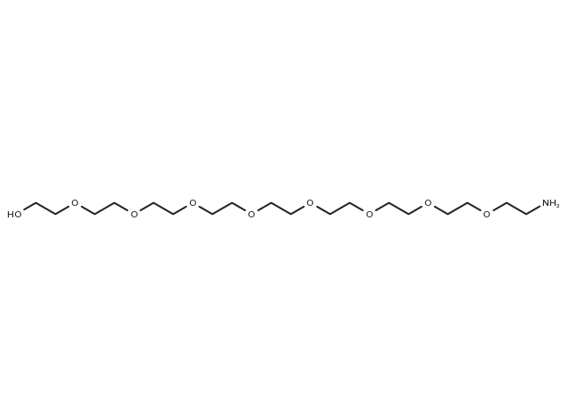 TargetMol Chemical Structure Amino-PEG9-alcohol