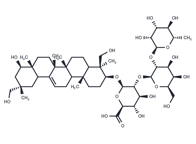 Wistariasaponin B2 Chemical Structure