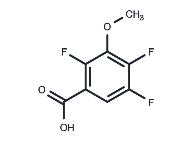 2,4,5-Trifluoro-3-methoxybenzoic acid Chemical Structure