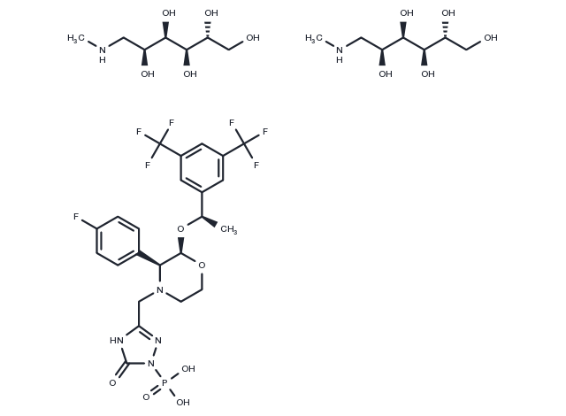TargetMol Chemical Structure Fosaprepitant dimeglumine