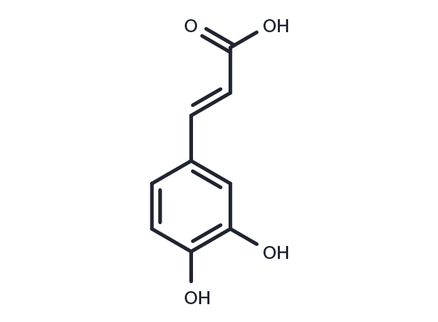 Trans-caffeic acid Chemical Structure