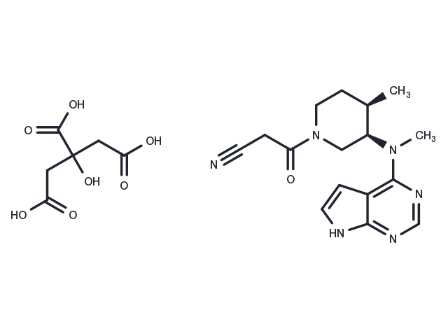 TargetMol Chemical Structure Tofacitinib Citrate