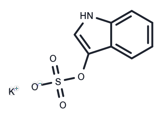 TargetMol Chemical Structure Potassium 1H-indol-3-yl sulfate