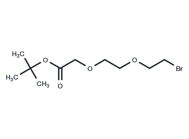 Bromo-PEG2-CH2-Boc Chemical Structure