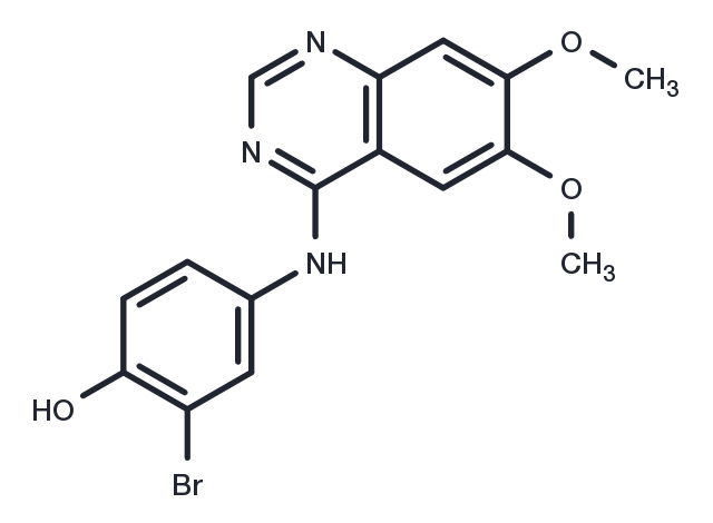 WHI-P154 Chemical Structure