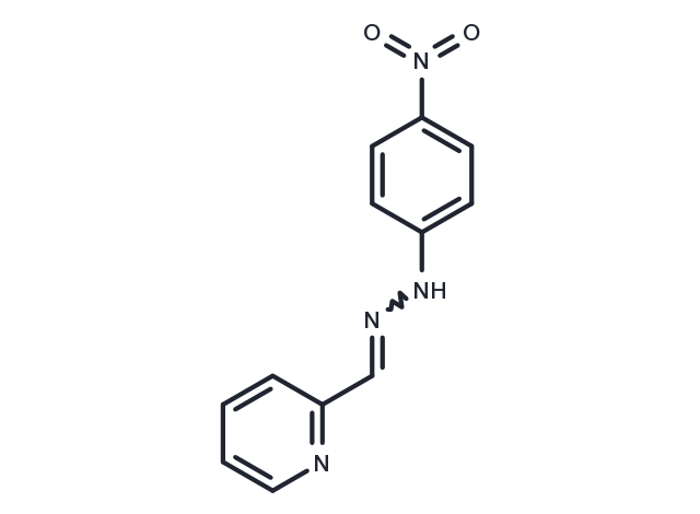 Pyridine-2-carboxaldehyde 4-nitrophenylhydrazone Chemical Structure